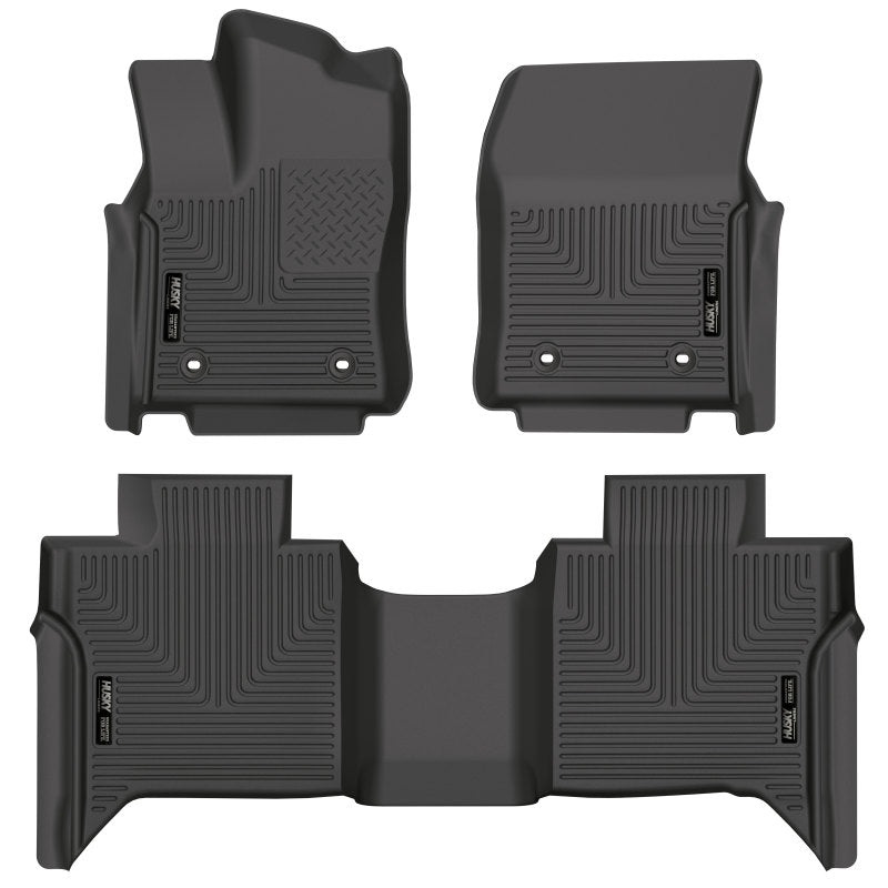 Husky Liners 14-17 GMC Sierra 1500 / 15-16 Sierra 2500 HD Front and Rear Mud Guards – Black