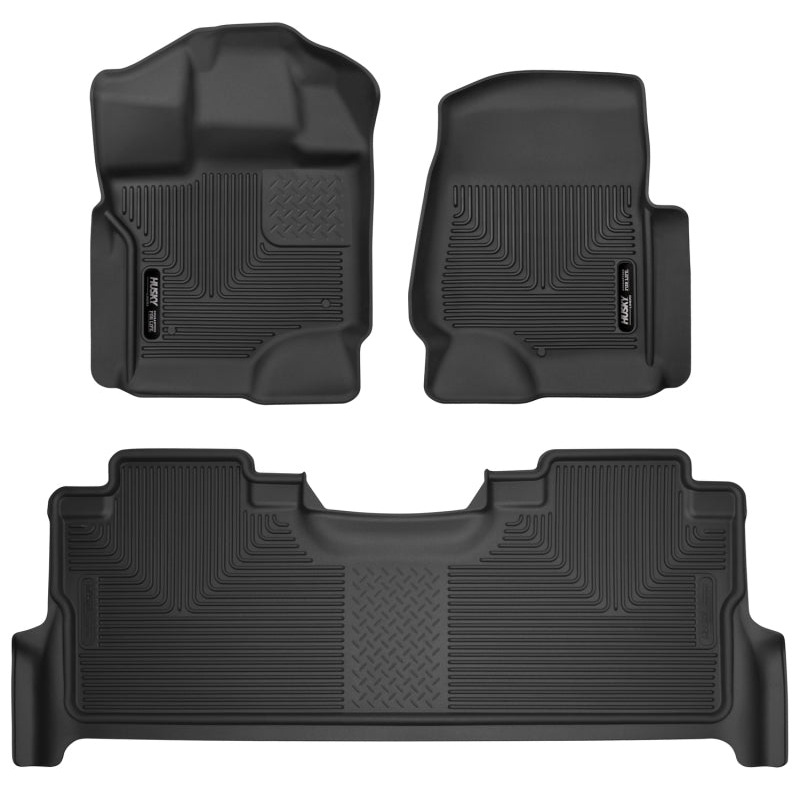 Husky Liners 2011 Infiniti QX56 WeatherBeater Combo Black Floor Liners